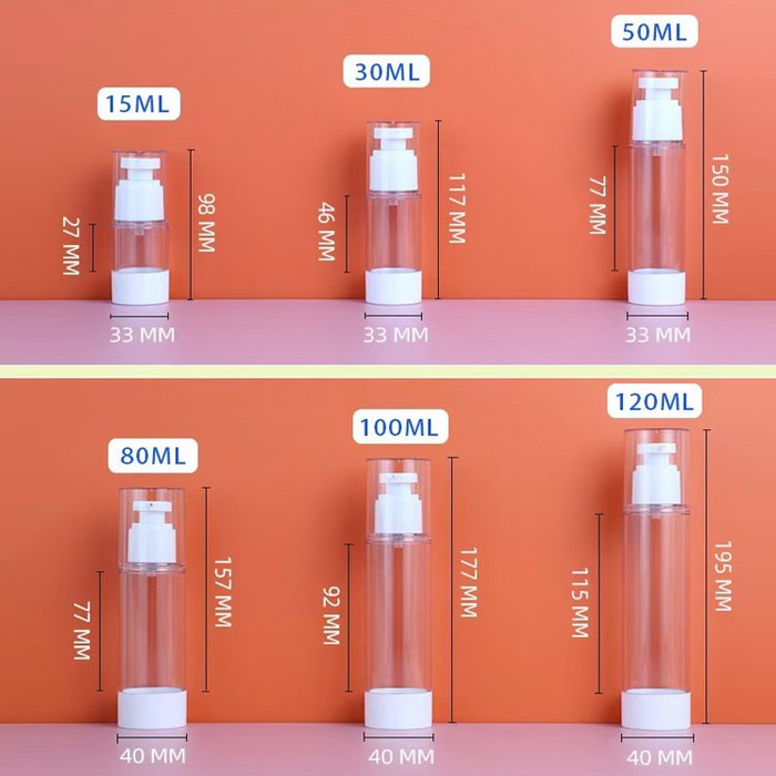 travel airless pump bottles travel airless pump bottles